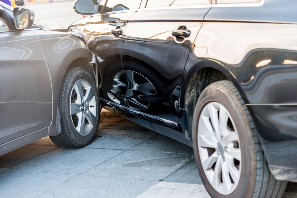 closeup of two car accident. (2)